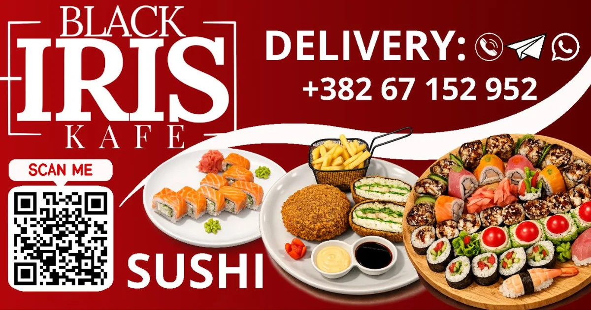 BLACK IRIS открывается в новом формате: японская кухня в TQ Plaza Budva